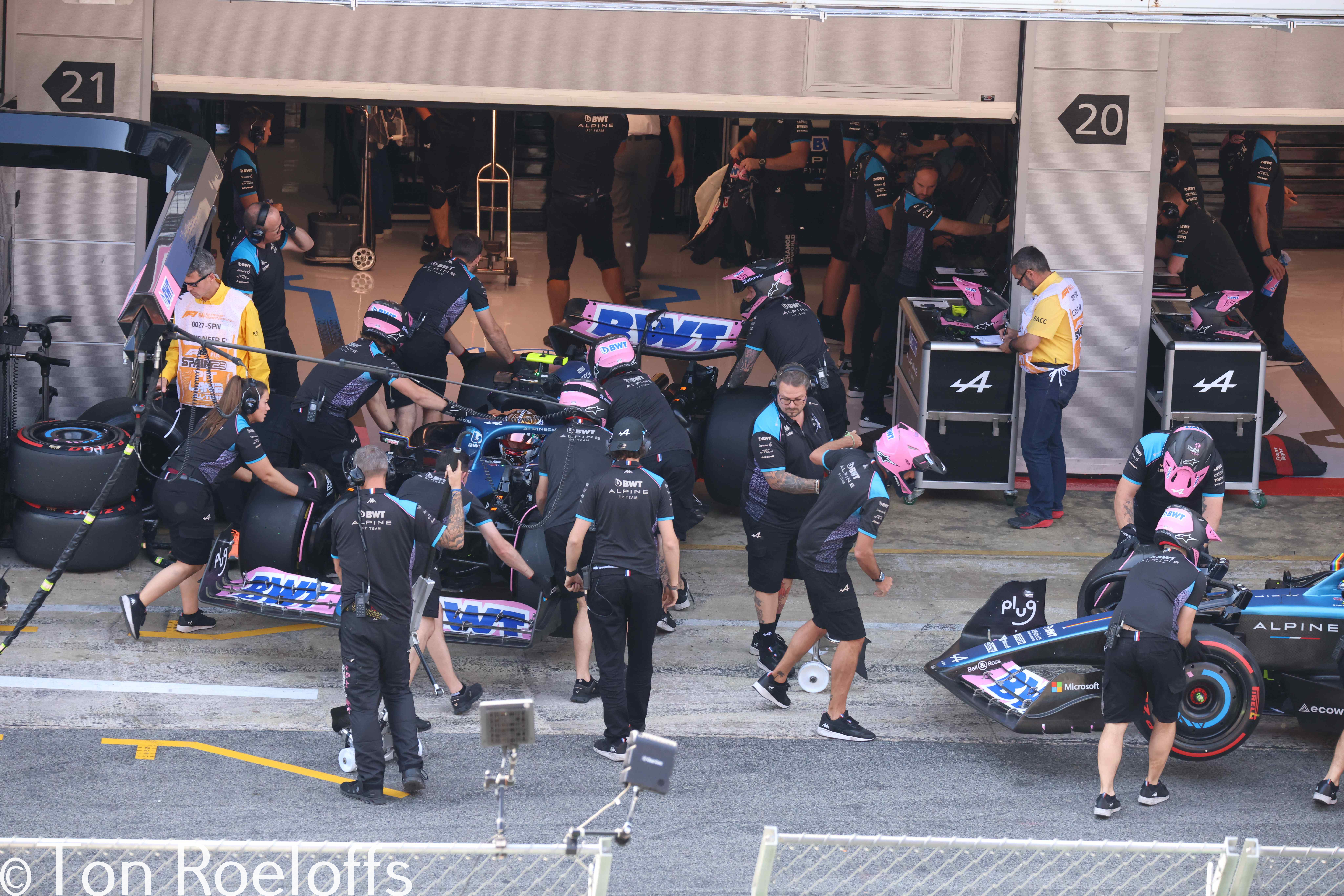 Verstappen pitbox
